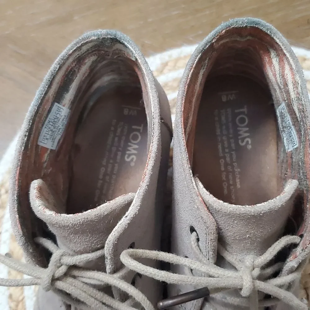 Toms wedge bootie